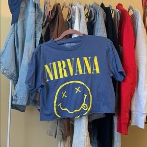 Cropped Nirvana tee